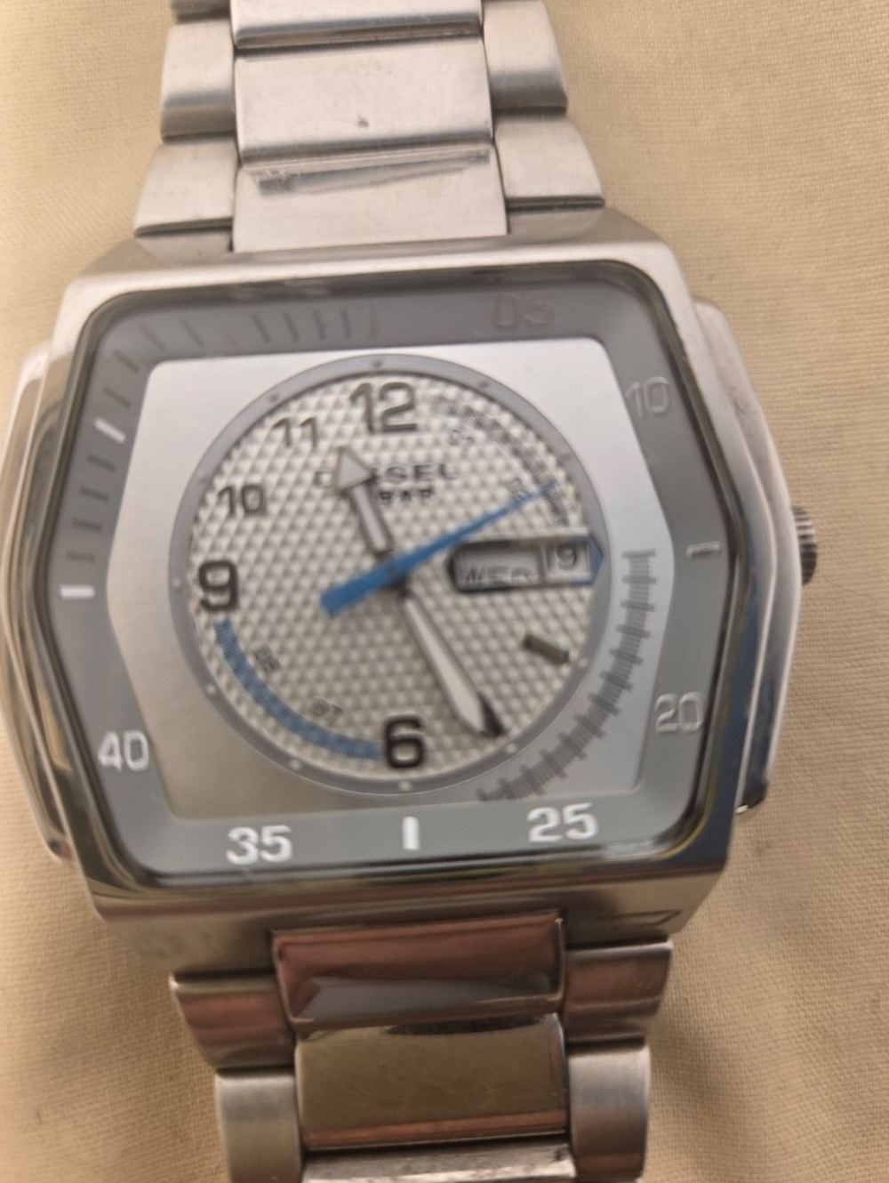 Diesel Mens Silver Watch